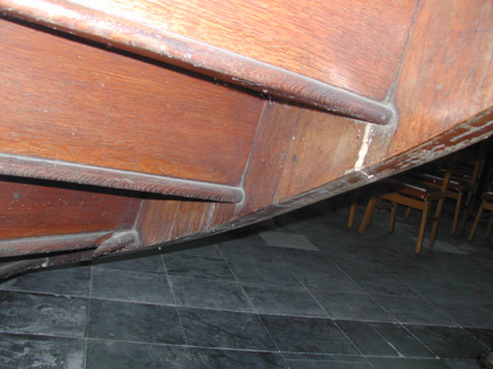 L'escalier est cassé